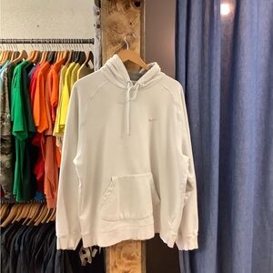 Vintage Nike Pink Swoosh White Pullover Hoodie